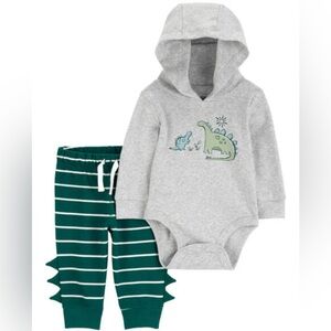 Carter's Baby 2-Piece Dinosaur Hoodie and Pants Set